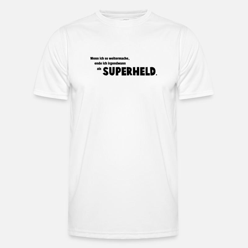 Superheld Männer Funktions-T-Shirt
