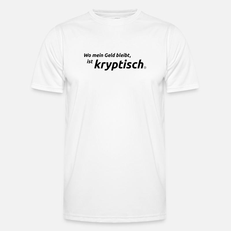 Krypto Männer Funktions-T-Shirt