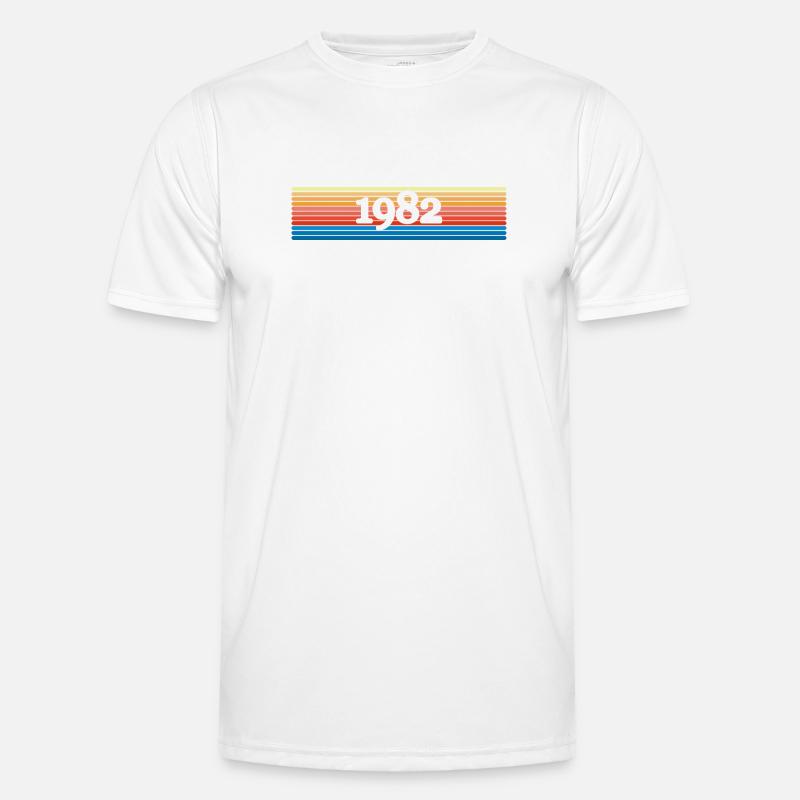 1982 - Männer Funktions-T-Shirt - Weiß