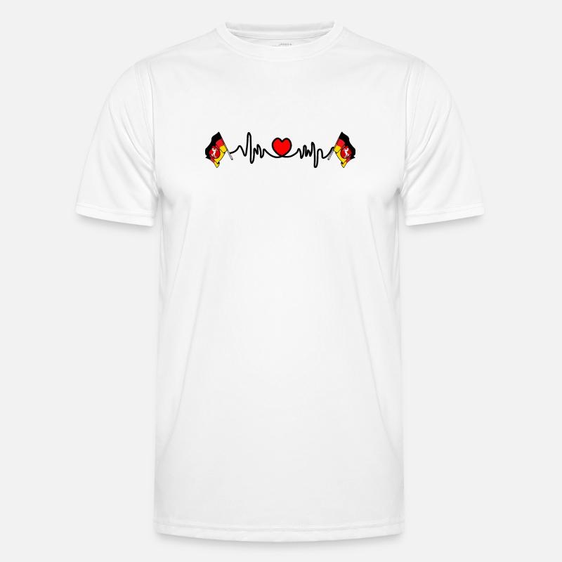 Fréquence cardiaque cardio Basse-Saxe T-shirt sport Homme