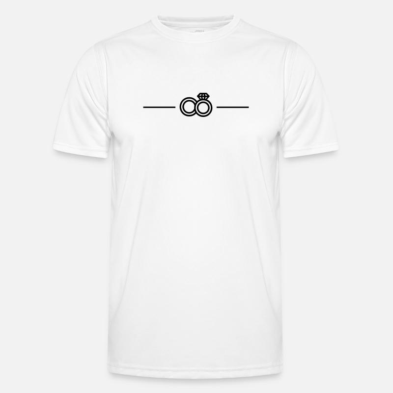 Eheringe Männer Funktions-T-Shirt