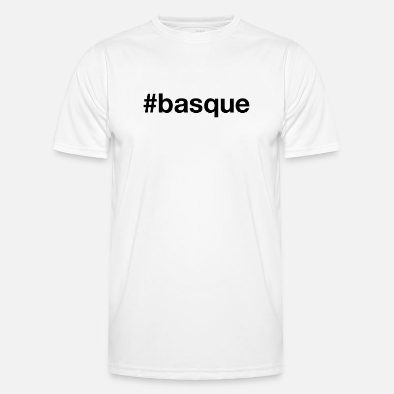 BASQUE Baskenland Hashtag Männer Funktions-T-Shirt
