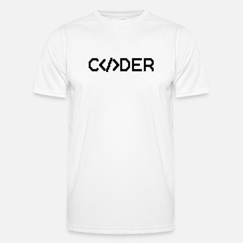 Coder - Men's Functional T-Shirt - white