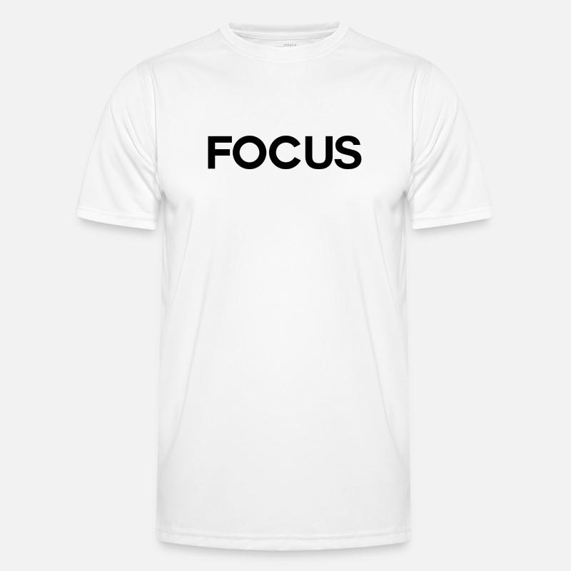 focus - Men's Functional T-Shirt - white
