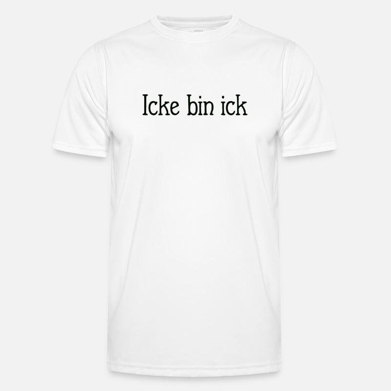 Icke bin ick Berlin Männer Funktions-T-Shirt