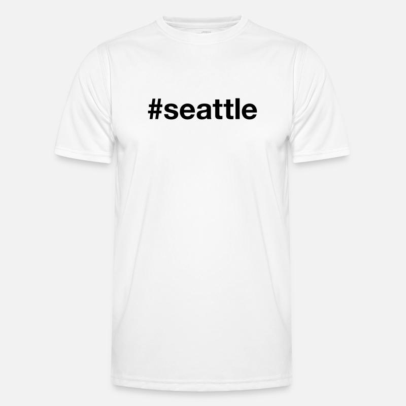 SEATTLE Hashtag Grunge T-shirt sport Homme