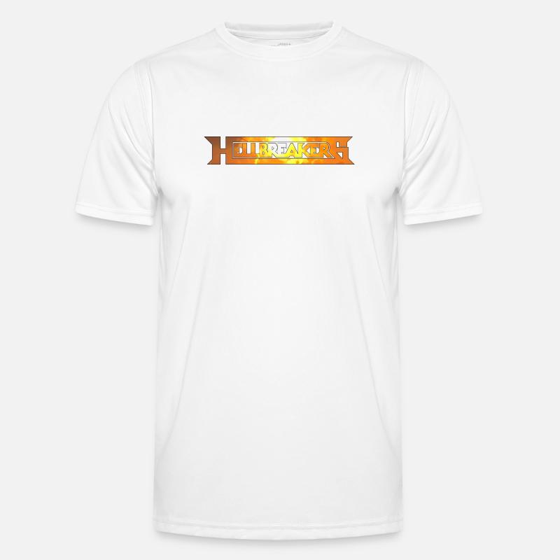 Hellbreakers - Männer Funktions-T-Shirt - Weiß