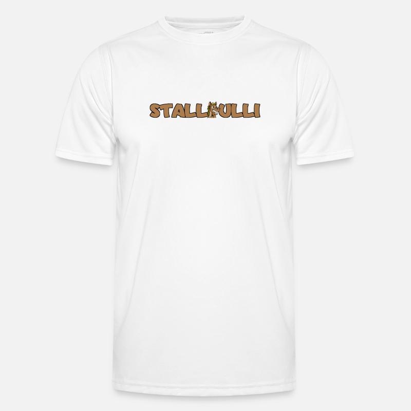 Stallpulli - Stall - Pferd Pferde Reiter Reiterin Männer Funktions-T-Shirt