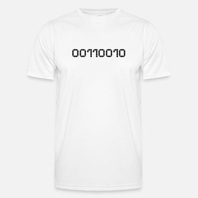 Binary notation - 50 - Men's Functional T-Shirt - white