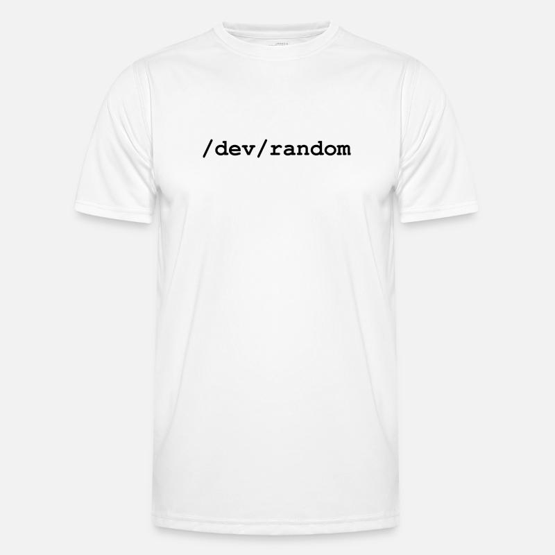 Linux random number generator - /dev/random - Men's Functional T-Shirt - white