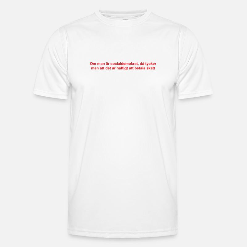 Analytical satirical text design Men's Functional T-Shirt