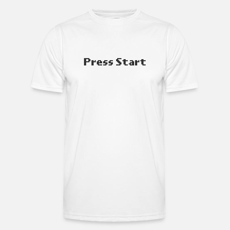 press start Men's Functional T-Shirt