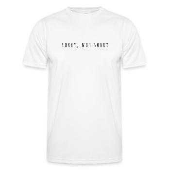 Dire drôle - T-shirt sport Homme - blanc - Devant - AI Model Male 178 dark (178cm)