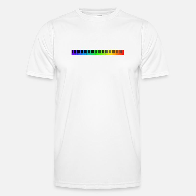 Rainbow keyboard Men's Functional T-Shirt