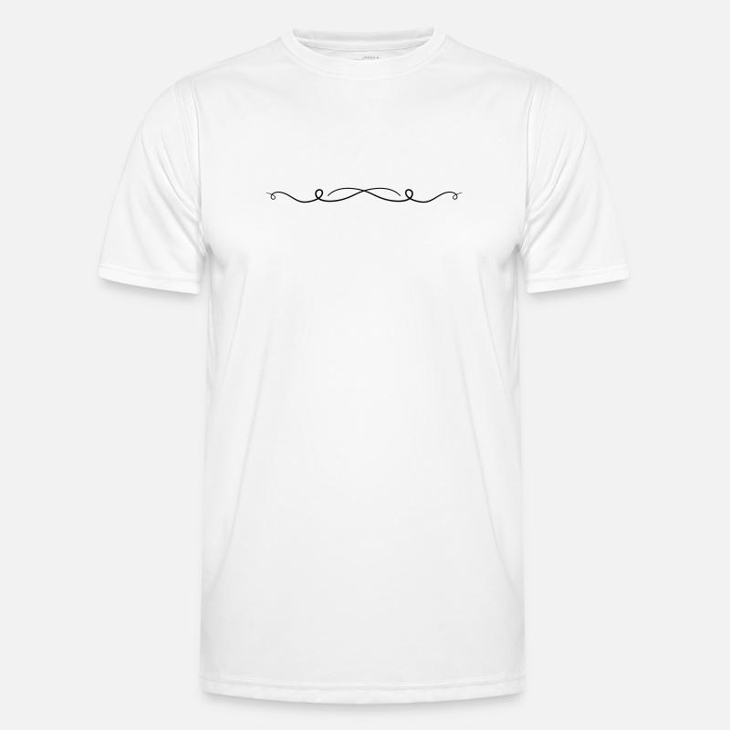 Ornament Line - Men's Functional T-Shirt - white