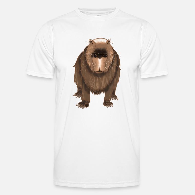 Capybara rigolo T-shirt sport Homme