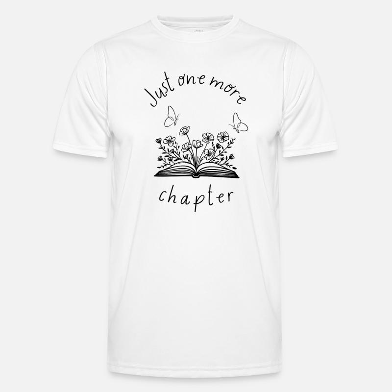 Just one more Chapter - Men's Functional T-Shirt - white