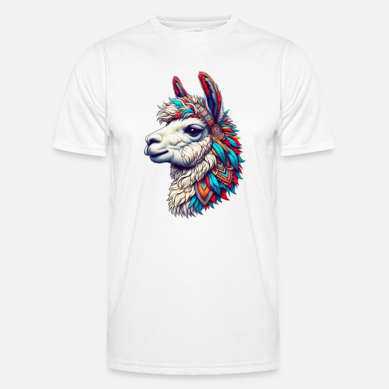 Alpaca - Men's Functional T-Shirt - white