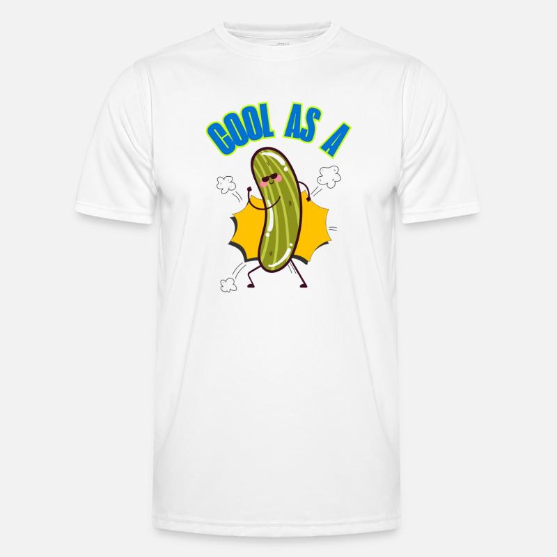 Cool_as_a_Cucumber phrases d’argot idiome T-shirt sport Homme