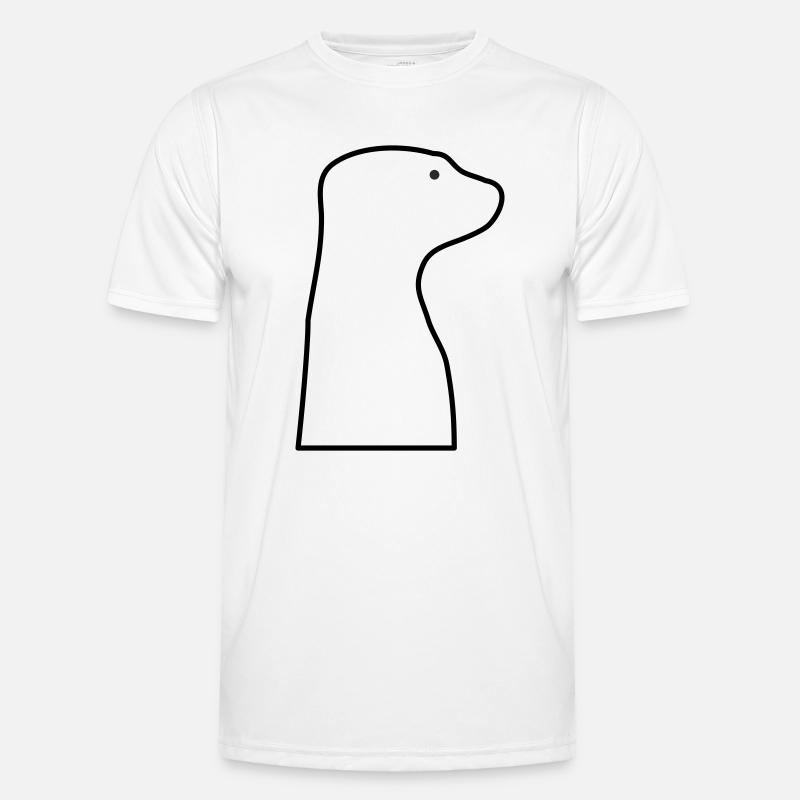 Erdmännchen Männer Funktions-T-Shirt
