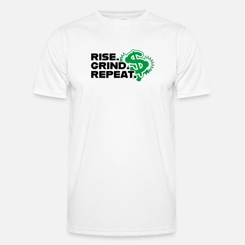Répétition du grind de montée - Motivation T-shirt sport Homme