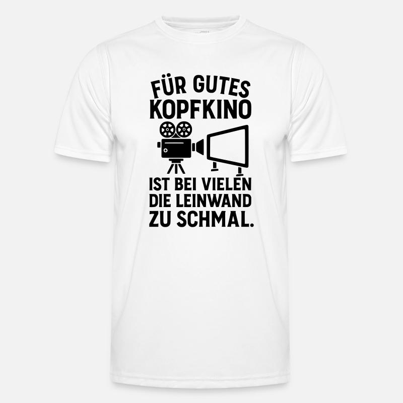 Écran de cinéma mental T-shirt sport Homme