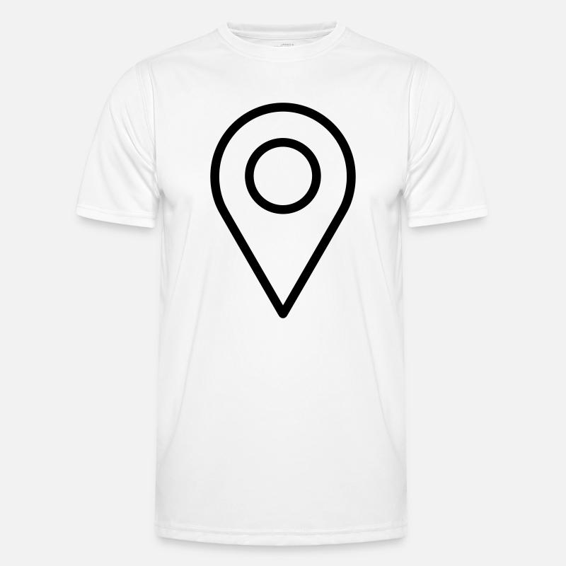 localization - Men's Functional T-Shirt - white