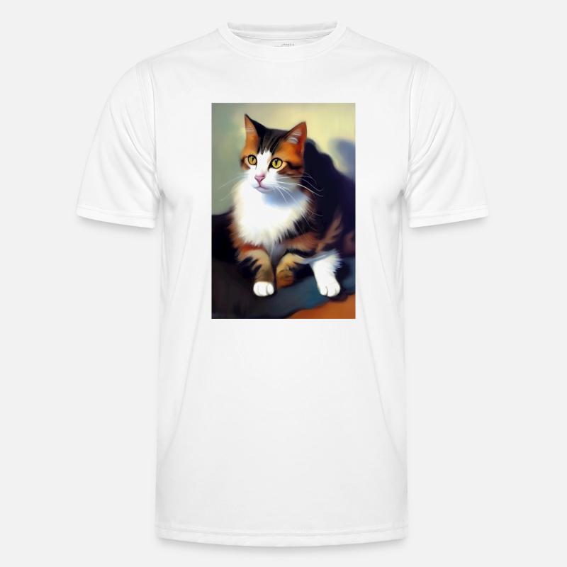 Cat Image Men's Functional T-Shirt