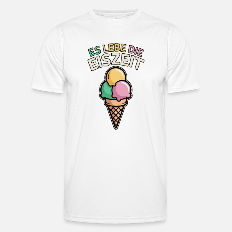 Es lebe die Eiszeit - eiscreme Männer Funktions-T-Shirt