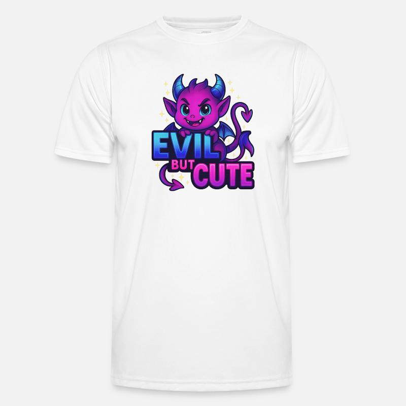 Evil? Only with an asterisk. – Magic Demon - Men's Functional T-Shirt - white