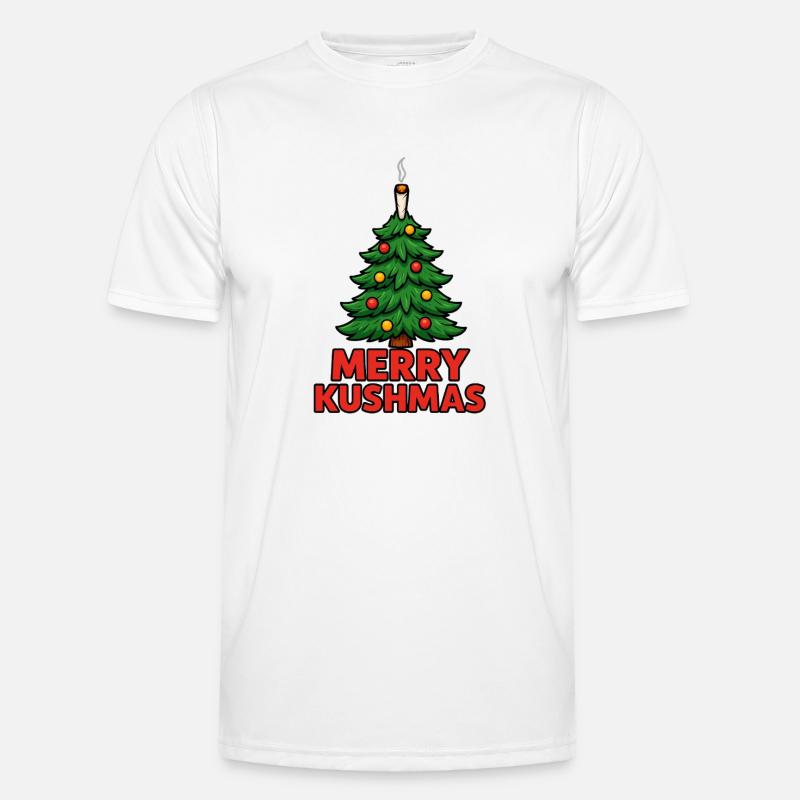 Conception de l’arbre de Noël de Kushma T-shirt sport Homme