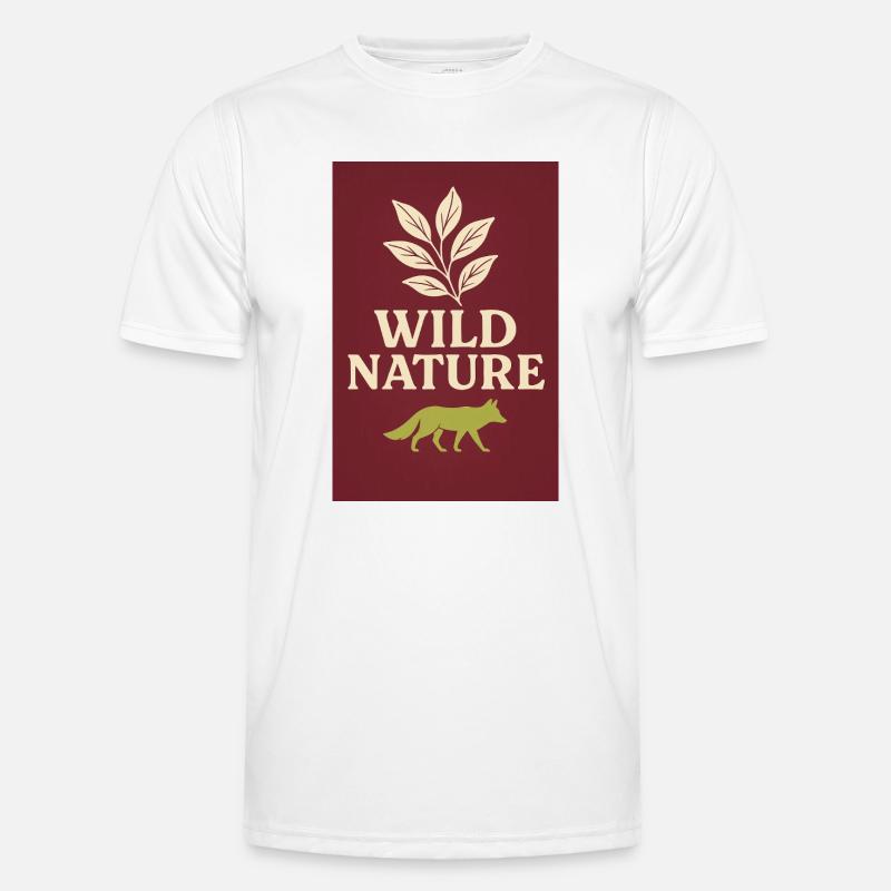 903E7BB2-E856-41AA-A23F-B3E2B4698455 - Männer Funktions-T-Shirt - Weiß