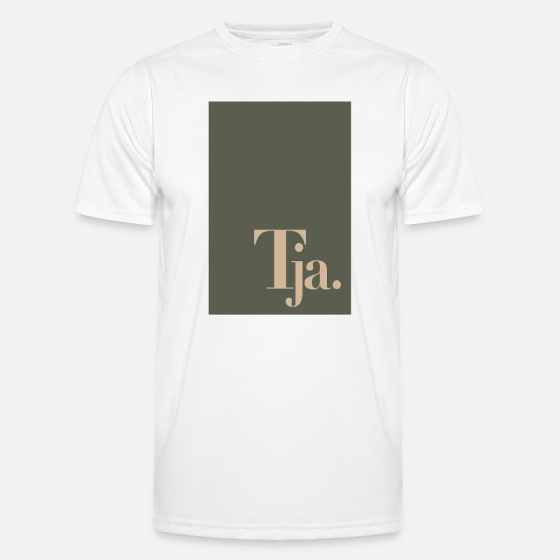 Affiche de typographie moderne – Eh bien. T-shirt sport Homme