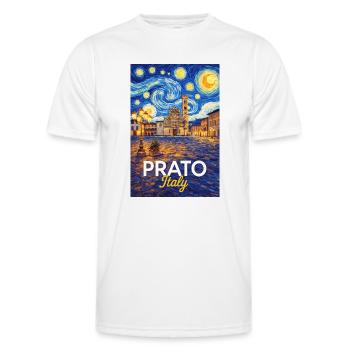 Prato, Italien. - Männer Funktions-T-Shirt - Weiß - Vorne - AI Model Male 178 dark (178cm)