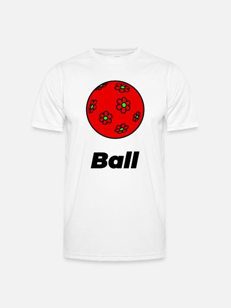 Ball - Men's Functional T-Shirt - white