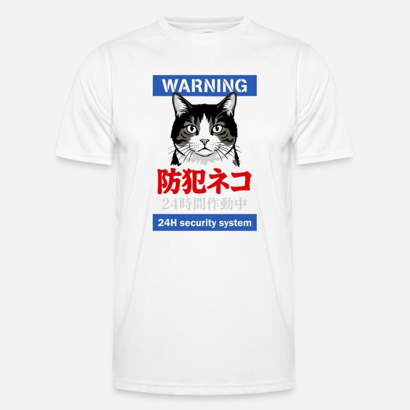 24h Security System - Men's Functional T-Shirt - white