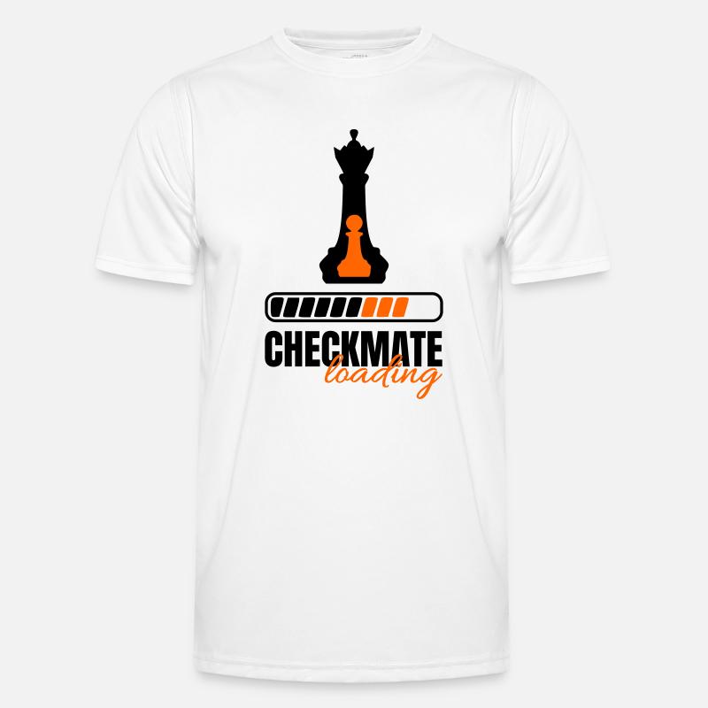Checkmate Loading Queen and Pawn Men's Functional T-Shirt