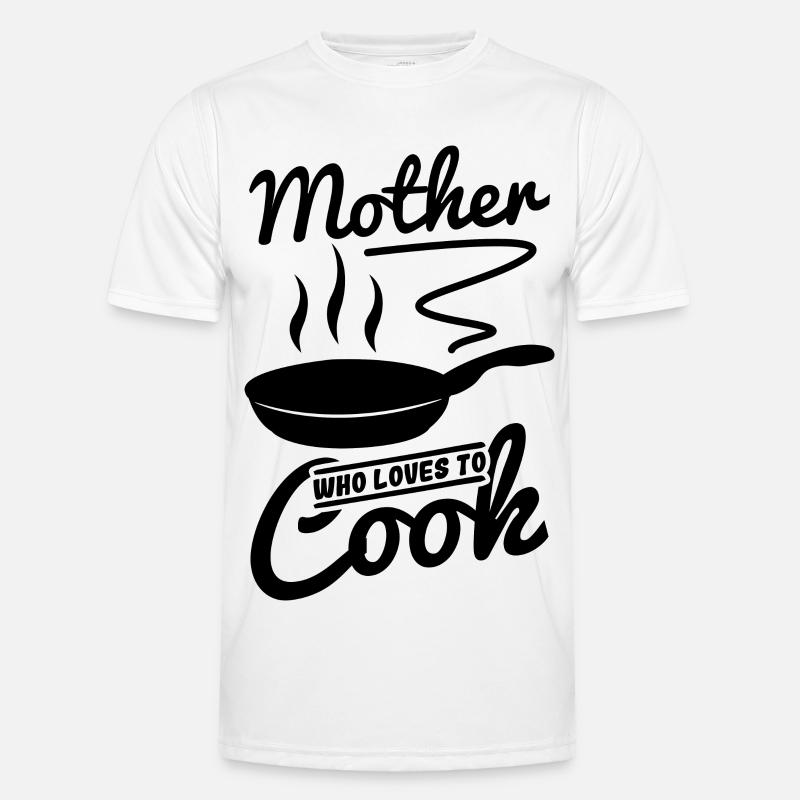 Kochende Mutter Männer Funktions-T-Shirt