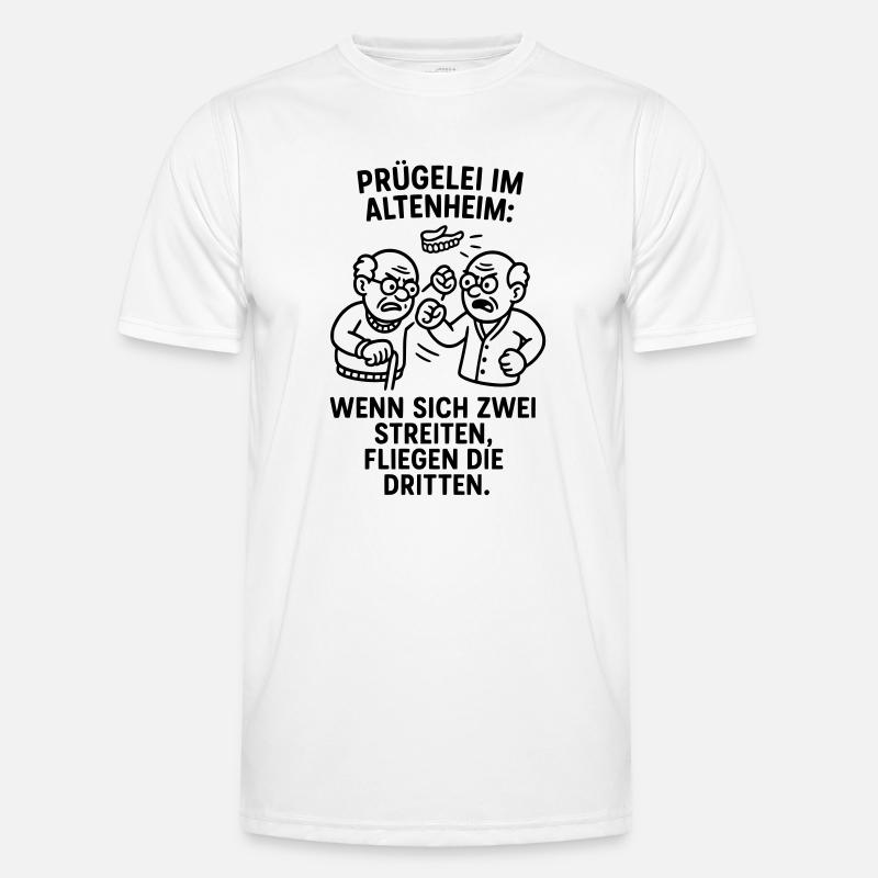 Third Fly Brawl Brawl Quarrel - Men's Functional T-Shirt - white