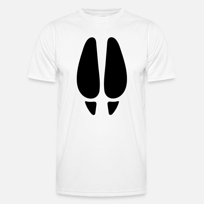 Empreinte de cerf T-shirt sport Homme