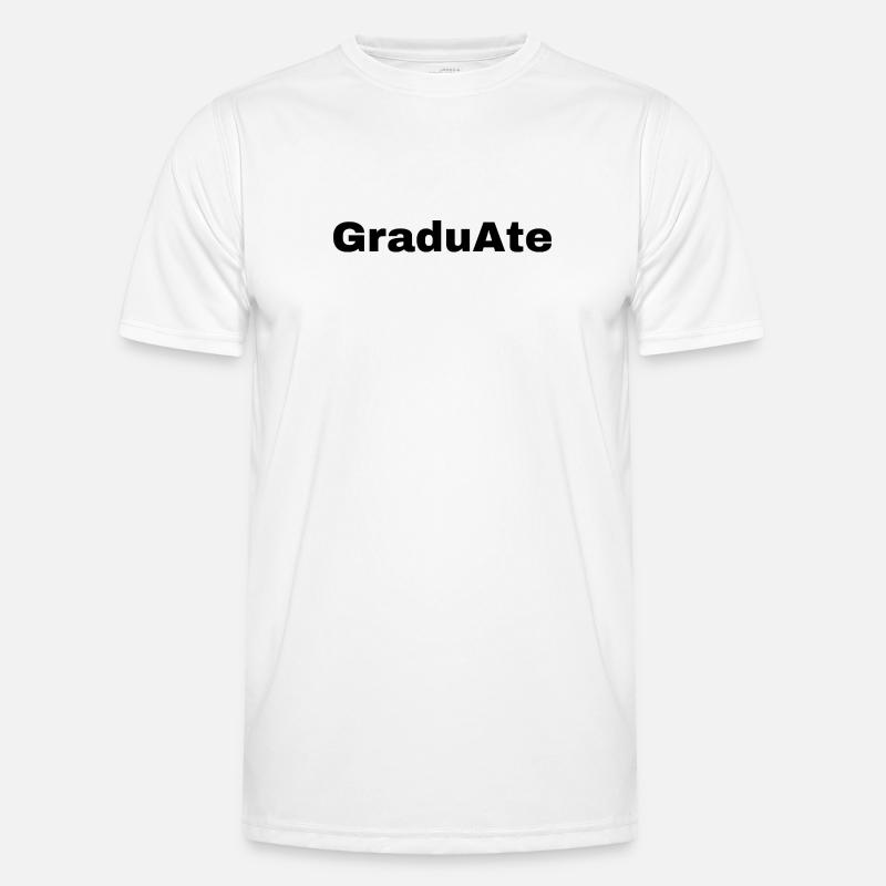 GraduAte - Statement Männer Funktions-T-Shirt