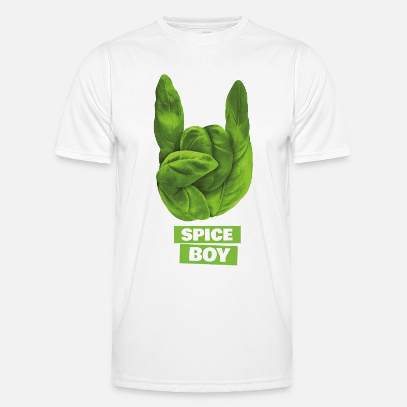 Spiceboy - Basil - Devil Horns - Rock 'n' Roll T-shirt sport Homme