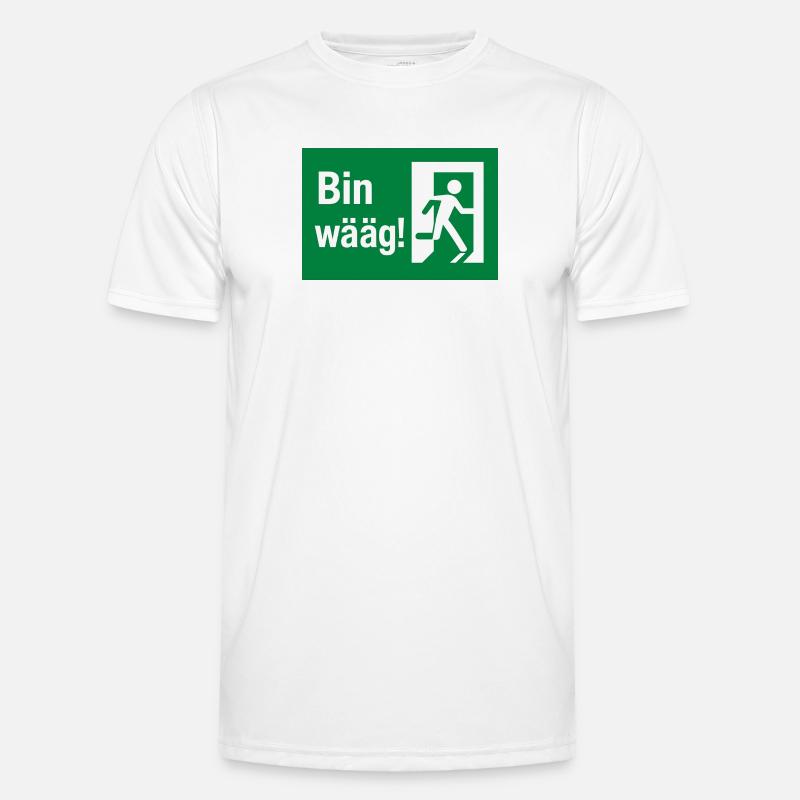 Bin wääg Exit Humor Men's Functional T-Shirt