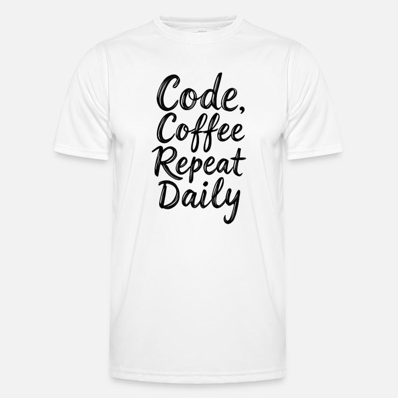 Code Sleep Debug Repeat Programmer Shirt T-shirt sport Homme