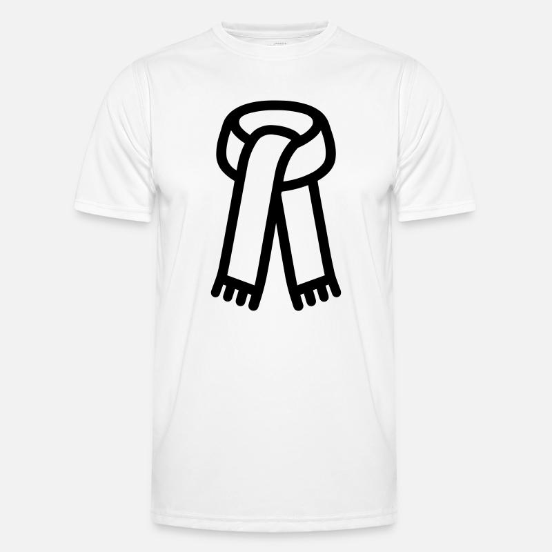 Schal Männer Funktions-T-Shirt