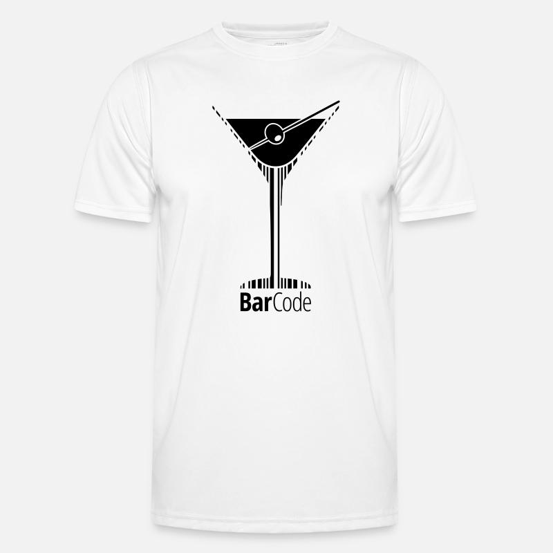 BarCode Martini Männer Funktions-T-Shirt
