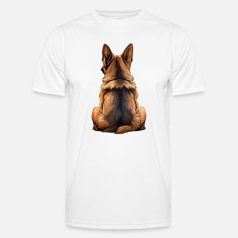 Deutscher Schäferhund Männer Funktions-T-Shirt