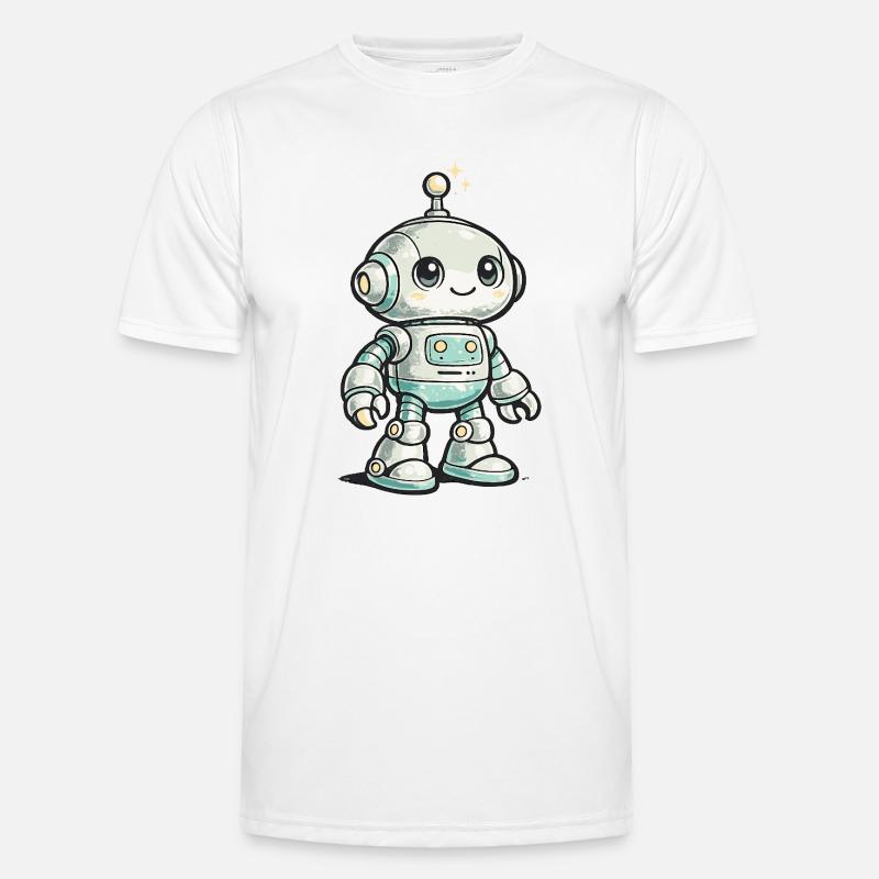 Petit robot spatial T-shirt sport Homme