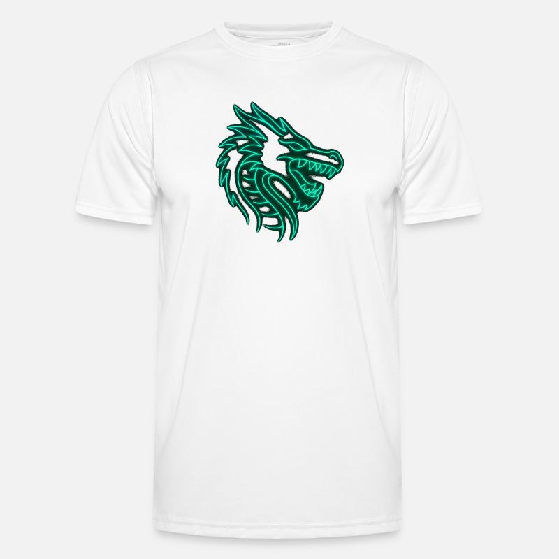 Conception du Neon Dragon T-shirt sport Homme