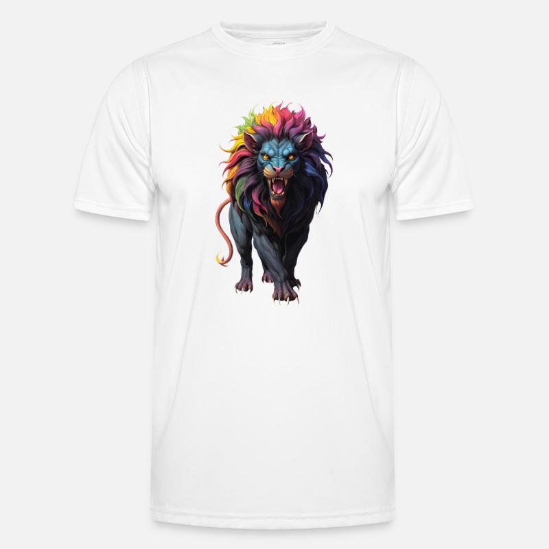 Lion Multicolore T-shirt sport Homme